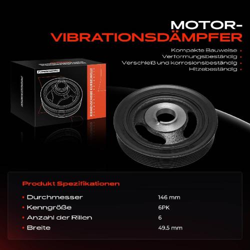 1x Riemenscheibe Kurbelwelle für Citroën C2 JM Berlingo Multispace B9 Bild 1x Riemenscheibe Kurbelwelle für Citroën C2 JM Berlingo Multispace B9