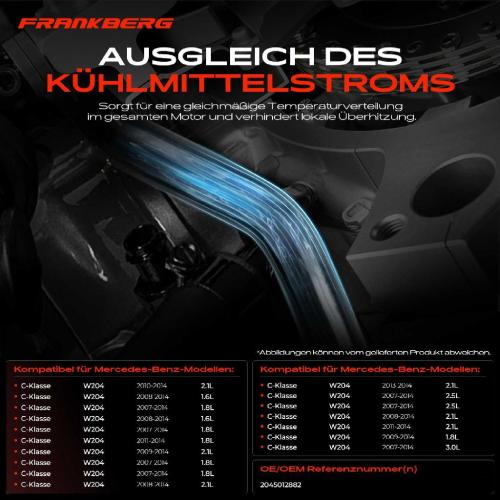 1x Kühlerschlauch Wasserschlauch für Mercedes-Benz C-Klasse W204 Bild 1x Kühlerschlauch Wasserschlauch für Mercedes-Benz C-Klasse W204