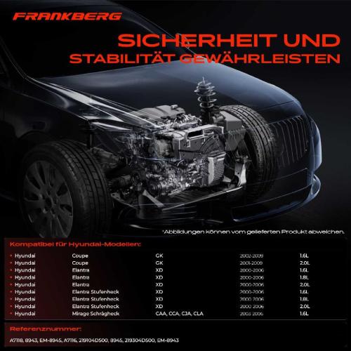 2x Motorlager Links für Hyundai Coupe GK Elantra XD 1.6L-2.0L Bild 2x Motorlager Links für Hyundai Coupe GK Elantra XD 1.6L-2.0L