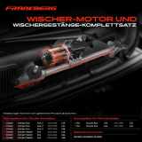 Frankberg 1x Wischerarm Scheibenwischer Vorne für Citroën Fiat Peugeot Boxer