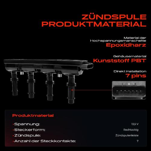 1x Zündspule Zündkerze für Chevrolet Aveo Schrägheck Stufenheck Cruze Station Wagon Orlando Trax Volt Bild 1x Zündspule Zündkerze für Chevrolet Aveo Schrägheck Stufenheck Cruze Station Wagon Orlando Trax Volt