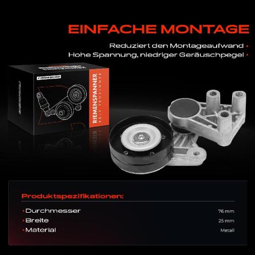 1x Spannrolle Riemenspanner für Audi A6 Avant 4A C4 2.5L 1994-1997 Bild 1x Spannrolle Riemenspanner für Audi A6 Avant 4A C4 2.5L 1994-1997