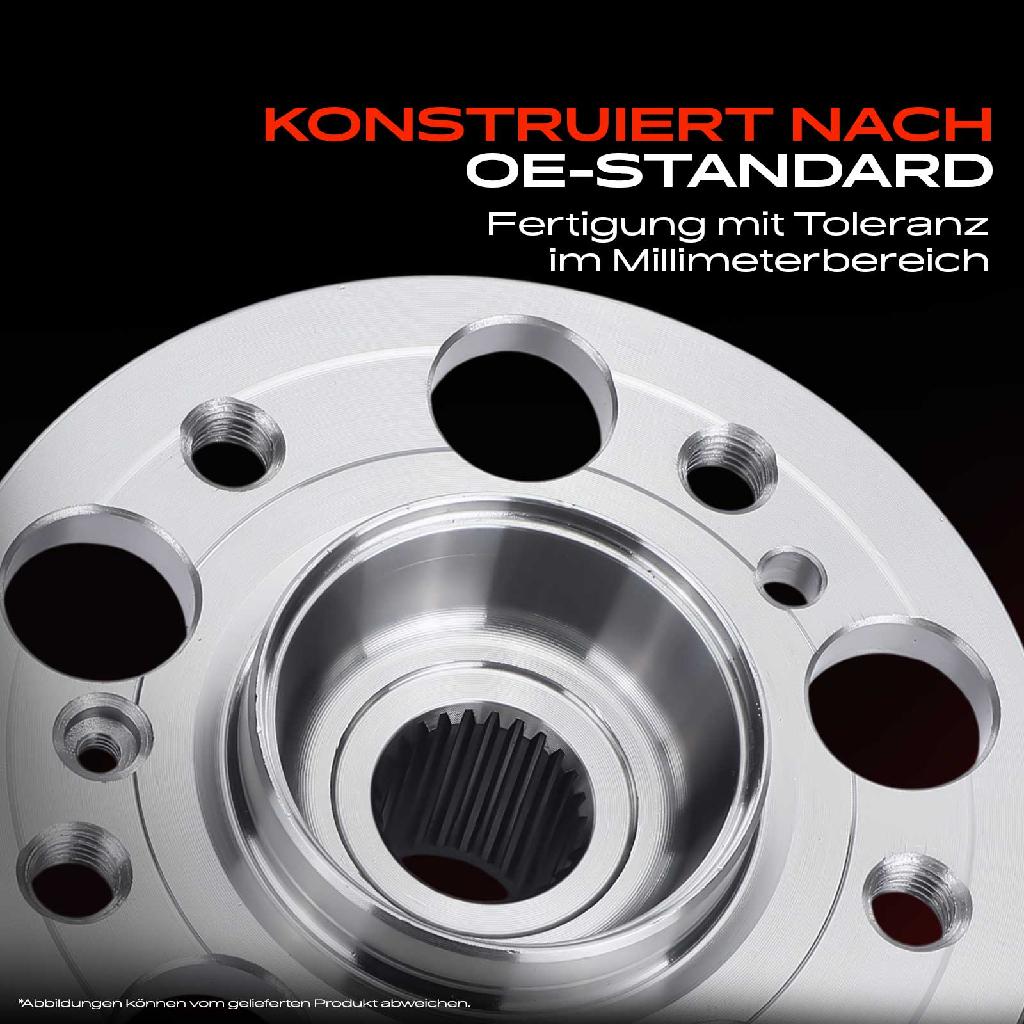 1x Radnabe Radlagersatz Hinterachse beidseitig für Mercedes-Benz W202 W203 CL203 S202 S203 C208 C209 A208