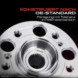 1x Radnabe Radlagersatz Hinterachse beidseitig für Mercedes-Benz W202 W203 CL203 S202 S203 C208 C209 A208