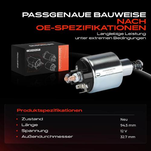 1x Magnetschalter Starter für VW Transporter T3 1.6L-2.1L Bus Kasten Bild 1x Magnetschalter Starter für VW Transporter T3 1.6L-2.1L Bus Kasten
