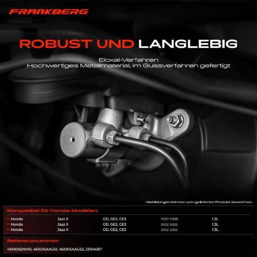 1x Hauptbremszylinder Bremszylinder für Honda Jazz II GD GE2 GE3 1.2L 1.3L Bild 1x Hauptbremszylinder Bremszylinder für Honda Jazz II GD GE2 GE3 1.2L 1.3L