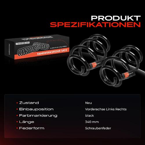 2x Fahrwerksfeder Hinterachse für Mercedes-Benz A-Klasse W176 1.5L 1.8L 2012-2018 Bild 2x Fahrwerksfeder Hinterachse für Mercedes-Benz A-Klasse W176 1.5L 1.8L 2012-2018