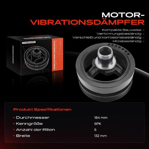 1x Riemenscheibe Kurbelwelle für Dodge Durango HB Nitro KA Jeep Cherokee Commander Bild 1x Riemenscheibe Kurbelwelle für Dodge Durango HB Nitro KA Jeep Cherokee Commander