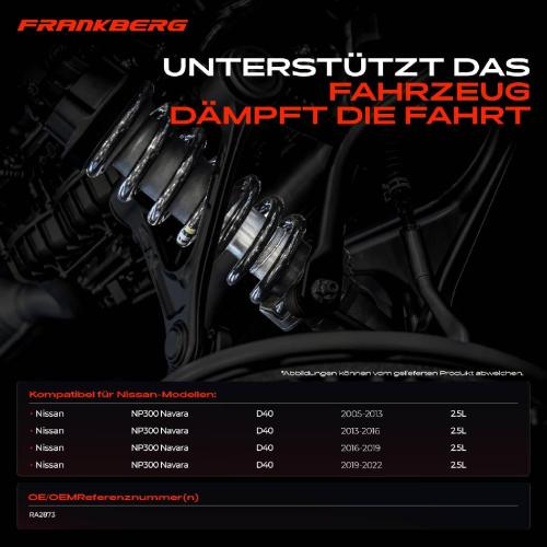 2x Fahrwerksfeder Vorderachse für Nissan NP300 Navara D40 2.5L Bj ab 2005 Bild 2x Fahrwerksfeder Vorderachse für Nissan NP300 Navara D40 2.5L Bj ab 2005