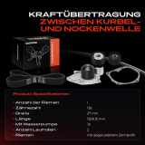 1x Zahnriemensatz Zahnriemen Wasserpumpe für Renault Duster Espace IV Laguna Megane
