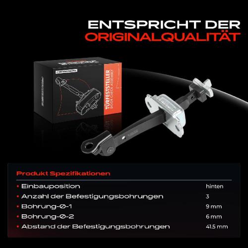 1x Türfeststeller Türfangband Türstopper Hinten für Honda Civic VIII Hatchback Stufenheck FN Bild 1x Türfeststeller Türfangband Türstopper Hinten für Honda Civic VIII Hatchback Stufenheck FN