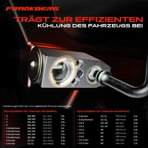 1x Expansionsventil Klimaanlage für Mazda 3 BM BN 6 GJ GL CX-5 GH KE KF 1.5L-2.5L Bild 1x Expansionsventil Klimaanlage für Mazda 3 BM BN 6 GJ GL CX-5 GH KE KF 1.5L-2.5L