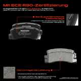 4x Bremsbeläge Hinterachse für Lexus RX MCU15 Toyota Avensis Liftback Station Wagon Camry Kombi