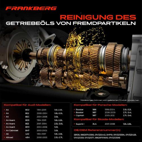 1x Hydraulikfiltersatz Automatikgetriebe für VW Passat Audi A4 A6 Skoda Porsche Bild 1x Hydraulikfiltersatz Automatikgetriebe für VW Passat Audi A4 A6 Skoda Porsche