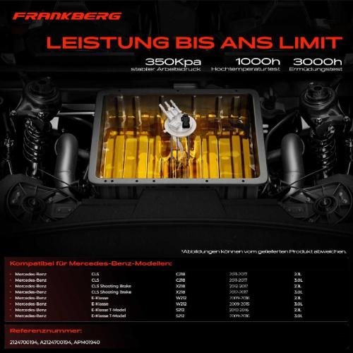 1x Kraftstoffpumpe für Mercedes-Benz CLS C218 CLS Shooting Brake X218 E-Klasse W212 E-Klasse T-Model S212 Bild 1x Kraftstoffpumpe für Mercedes-Benz CLS C218 CLS Shooting Brake X218 E-Klasse W212 E-Klasse T-Model S212