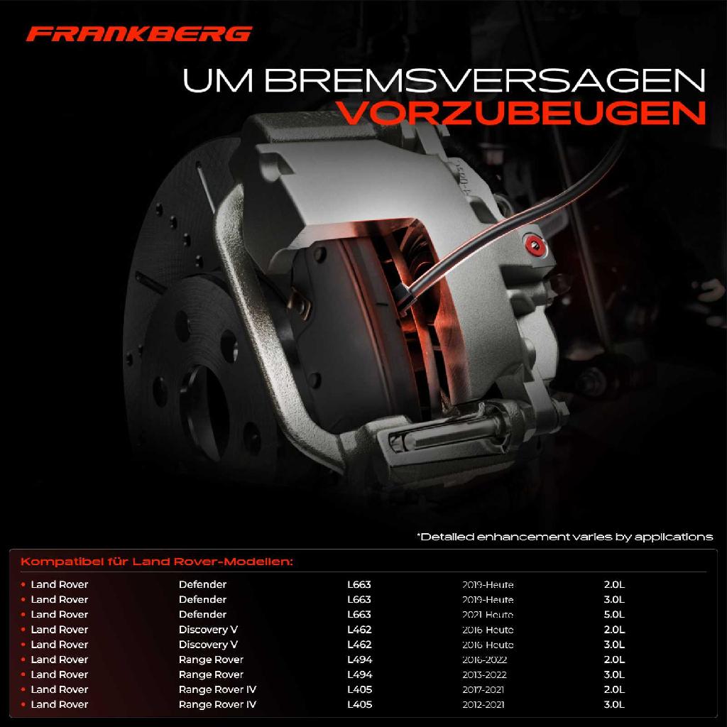 1x Warnkontakt Bremsbelagverschleiß Vorderachse für Land Rover Discovery V Defender