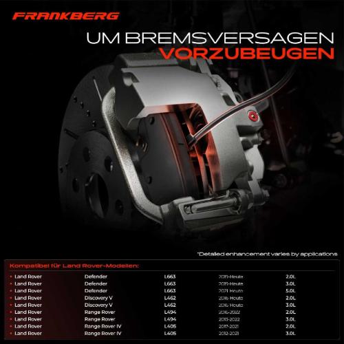 1x Warnkontakt Bremsbelagverschleiß Vorderachse für Land Rover Discovery V Defender Bild 1x Warnkontakt Bremsbelagverschleiß Vorderachse für Land Rover Discovery V Defender