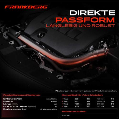 1x Kühlerschlauch Turboschlauch für Volvo S80 I 184 XC90 I 275 2.4L 2001-2014 Bild 1x Kühlerschlauch Turboschlauch für Volvo S80 I 184 XC90 I 275 2.4L 2001-2014