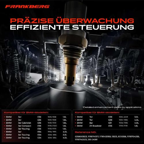 1x Lambdasonde Regelsonde Vor Katalysator für BMW 3er E36 316i 318i 5er E34 530/540i E38 Z3 Bild 1x Lambdasonde Regelsonde Vor Katalysator für BMW 3er E36 316i 318i 5er E34 530/540i E38 Z3