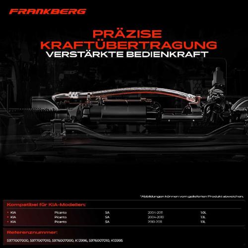 2x Seilzug Feststellbremse Hinterachse beidseitig für KIA Picanto BA 1.0L 1.1L 2004-2011 Bild 2x Seilzug Feststellbremse Hinterachse beidseitig für KIA Picanto BA 1.0L 1.1L 2004-2011