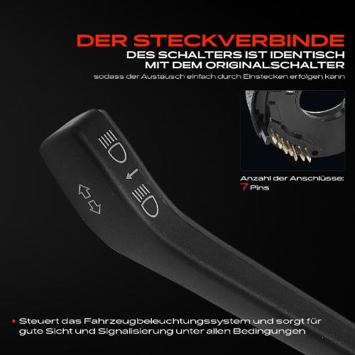 1x Kombischalter Lenkstockschalter für VW Golf Passat Caddy Corrado Jetta Audi 80 Bild 1x Kombischalter Lenkstockschalter für VW Golf Passat Caddy Corrado Jetta Audi 80