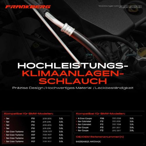 1x Niederdruckleitung Klimaanlage für BMW F10 F07 F06 F12 F13 3.0L Bild 1x Niederdruckleitung Klimaanlage für BMW F10 F07 F06 F12 F13 3.0L