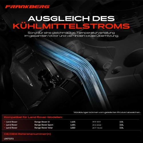 1x Kühlerschlauch Thermostatgehäuse für Land Rover Range Rover IV Range Rover Sport Bild 1x Kühlerschlauch Thermostatgehäuse für Land Rover Range Rover IV Range Rover Sport
