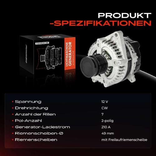 1x Lichtmaschine Generator für Renault Espace IV JK0/1 Laguna III BT0/1 2.0L Bild 1x Lichtmaschine Generator für Renault Espace IV JK0/1 Laguna III BT0/1 2.0L