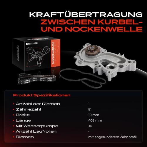 1x Zahnriemensatz Zahnriemen Wasserpumpe für VW Polo UP! Seat Ibiza IV V Mii Skoda Bild 1x Zahnriemensatz Zahnriemen Wasserpumpe für VW Polo UP! Seat Ibiza IV V Mii Skoda