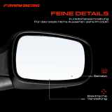 1x Außenspiegel Rechts für Renault Megane II BM0/1 CM0/1 KM0/2 KM0/1 LM0/1 Bj ab 2002