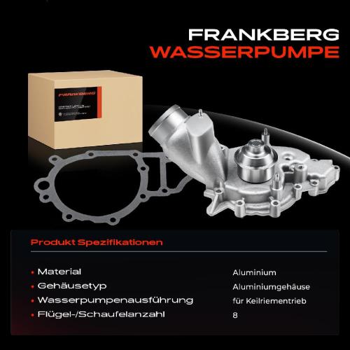 1x Wasserpumpe Kühlwasserpumpe für Porsche 944 2.5L 1981-1990 Bild 1x Wasserpumpe Kühlwasserpumpe für Porsche 944 2.5L 1981-1990
