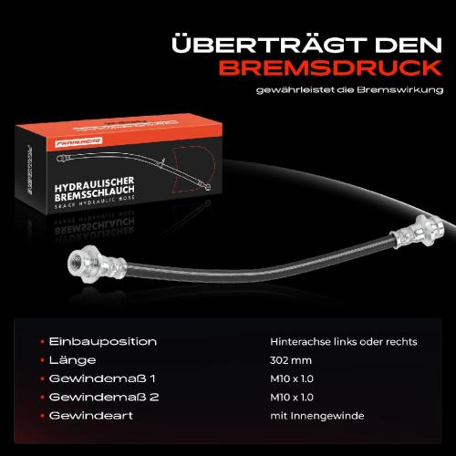 1x Bremsschlauch Bremsschläuche Hinterachse Links oder Rechts für Nissan Micra Sunny II Cherry Bild 1x Bremsschlauch Bremsschläuche Hinterachse Links oder Rechts für Nissan Micra Sunny II Cherry