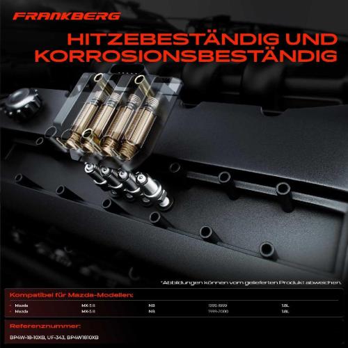 Frankberg 1x Zündmodul Zündspule für Mazda MX-5 II NB 1.8L 1998-2000 Bild Frankberg 1x Zündmodul Zündspule für Mazda MX-5 II NB 1.8L 1998-2000