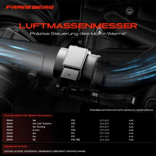 1x Luftmassenmesser für BMW 5er F10 5er Gran Turismo F07 F11 F06 F12 F13 F01 F02 F03 F04 F15 F85 F16 F86 Bild 1x Luftmassenmesser für BMW 5er F10 5er Gran Turismo F07 F11 F06 F12 F13 F01 F02 F03 F04 F15 F85 F16 F86