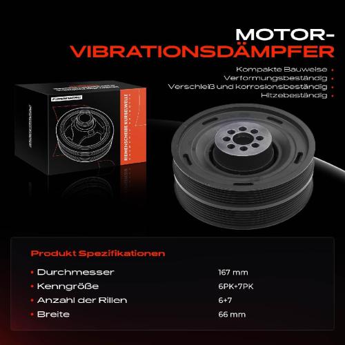 1x Riemenscheibe Kurbelwelle für Audi A4 A5 A6 A7 A8 Q5 Q7 Bild 1x Riemenscheibe Kurbelwelle für Audi A4 A5 A6 A7 A8 Q5 Q7