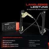 1x Fensterheber Vorne Links für Porsche 911 991 718 982 Boxster 981