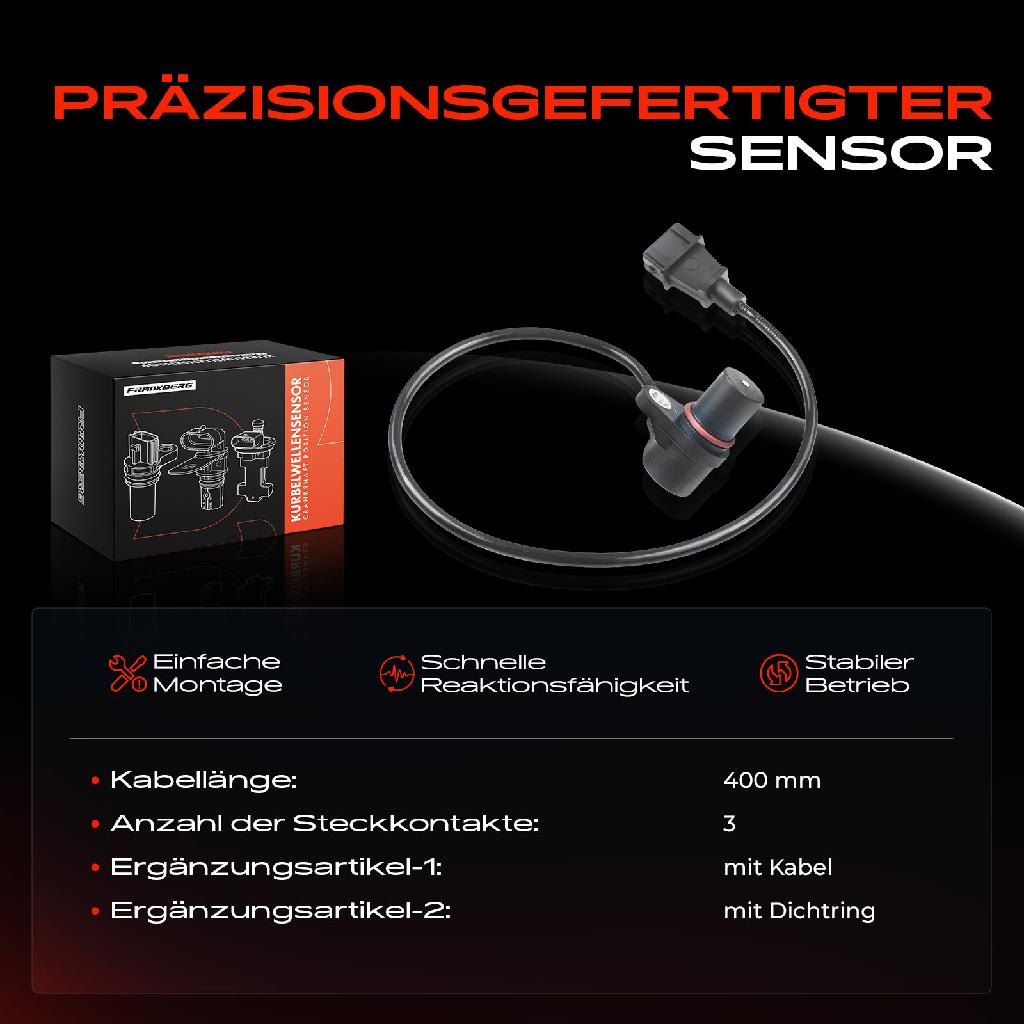 1x Kurbelwellensensor Impulsgeber für VW Passat Sharan Transporter IV Corrado Golf III 2.8L 2.9L