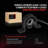 1x Lagerung Gelenkwelle Kardanwellenlager für Mercedes-Benz Sprinter 2-T 3-T 4-T B901