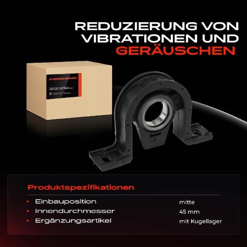 1x Lagerung Gelenkwelle Kardanwellenlager für Mercedes-Benz Sprinter 2-T 3-T 4-T B901 Bild 1x Lagerung Gelenkwelle Kardanwellenlager für Mercedes-Benz Sprinter 2-T 3-T 4-T B901
