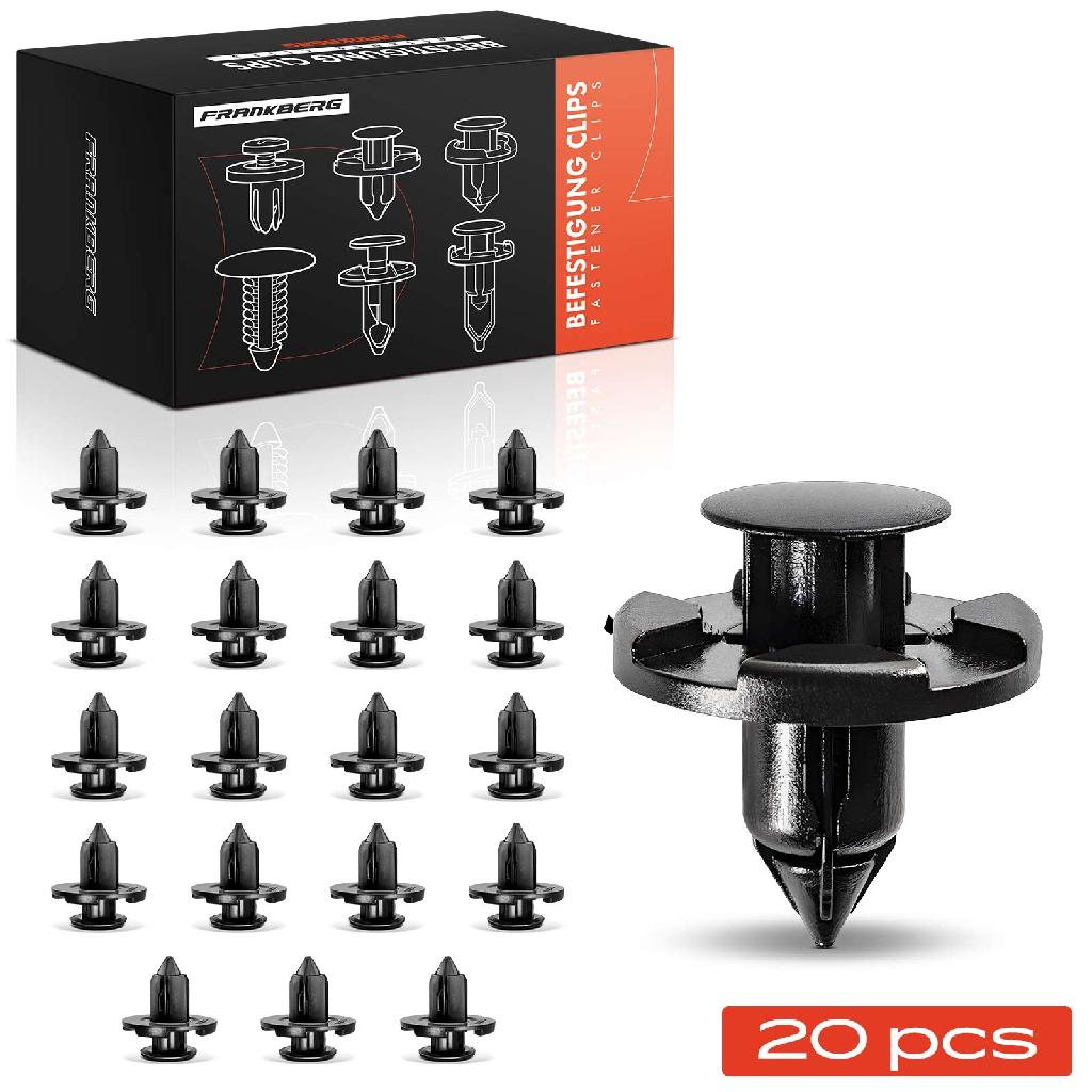 Frankberg 20x Befestigungsclips Stoßstange für Nissan 200 SX Almera Cube Maxima Murano