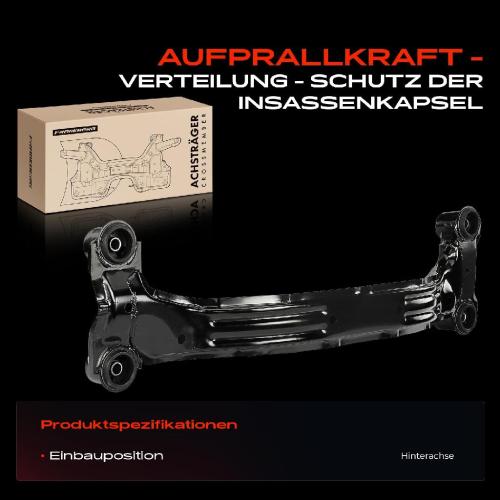 1x Achskörper Achsträger Motorträger Hinterachse für Hyundai Tucson JM KIA Sportage JE KM 2.0L Bild 1x Achskörper Achsträger Motorträger Hinterachse für Hyundai Tucson JM KIA Sportage JE KM 2.0L