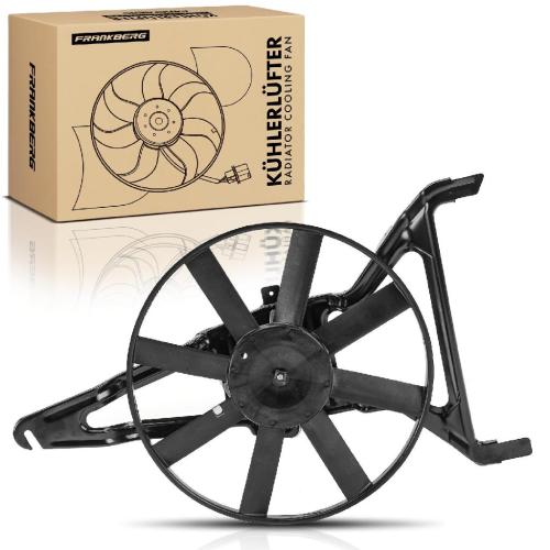Frankberg 1x Motorkühller Einfachlüfter mit Kühlerlüfterrahmen Citroën Saxo Peugeot 106 II Van 1.0L-1.6L Bild Frankberg 1x Motorkühller Einfachlüfter mit Kühlerlüfterrahmen Citroën Saxo Peugeot 106 II Van 1.0L-1.6L