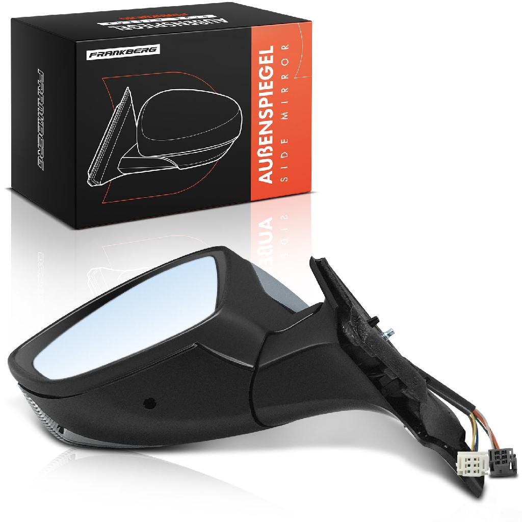 Frankberg 1x Außenspiegel Links für Peugeot 208 I CA CC 1.0L 1.2L 1.4L 1.6L 2012-2015