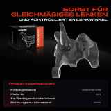 1x Achsschenkel Radaufhängung Vorderachse Rechts für Ford Transit Bus E 2.0L 2.5L 3.0L 1994-2000