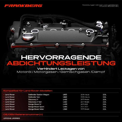 1x Ventildeckel Zylinderkopfhaube für Land Rover Range Rover Discovery V Defender Bild 1x Ventildeckel Zylinderkopfhaube für Land Rover Range Rover Discovery V Defender