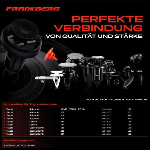 20x Befestigungsclips Innenverkleidung Verkleidung für Toyota Corolla Kombi Stufenheck RAV 4 III Bild 20x Befestigungsclips Innenverkleidung Verkleidung für Toyota Corolla Kombi Stufenheck RAV 4 III