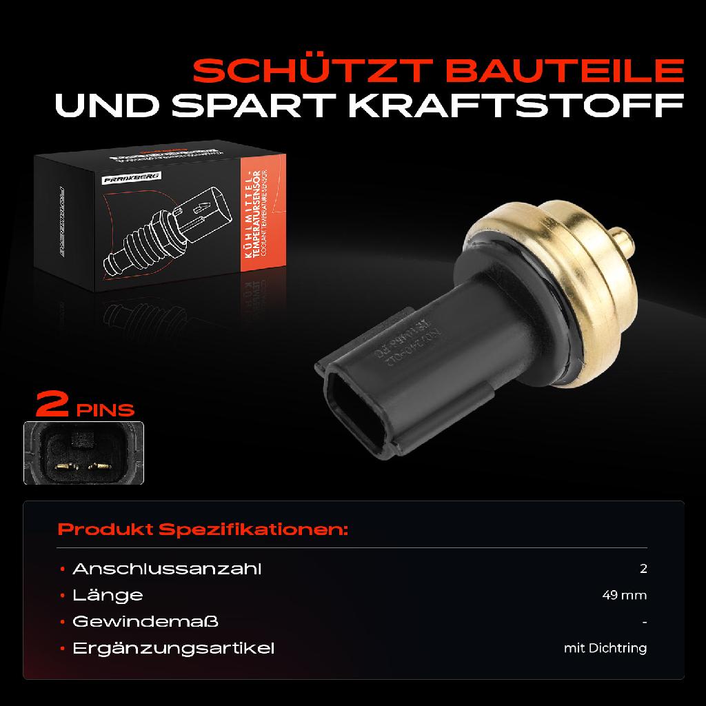 1x Kühlmitteltemperatur Sensor Temperatursensor für Mercedes-Benz W176 Opel Renault