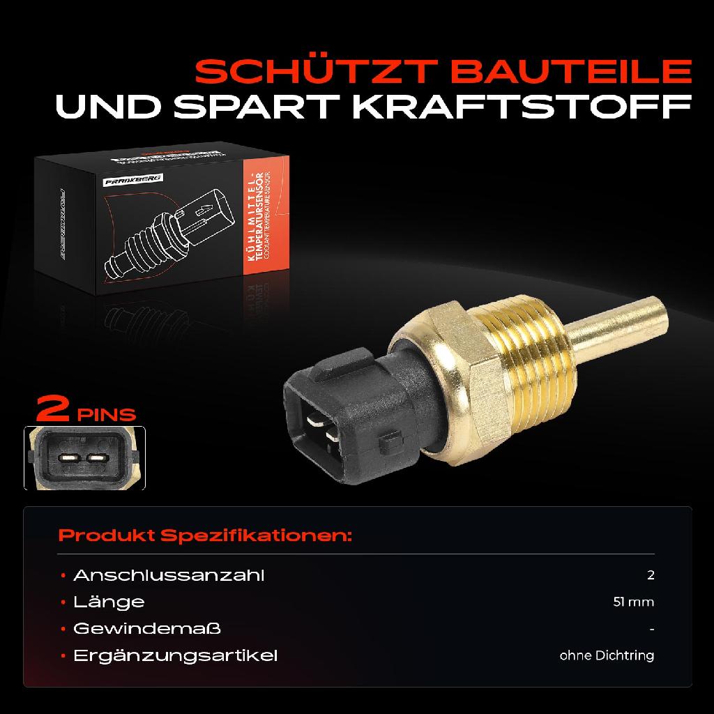 1x Sensor Kühlmitteltemperatur für Daihatsu Applause I Charade 2 3 Feroza 1.0L 1.6L