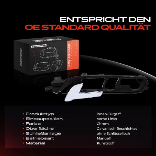 1x Türgriff Vorne Links innen für VW Polo 9A 9N Polo Stufenheck 9A2 9A4 9A6 9N2 1.2L 1.4L 1.6L 2001-2012 Bild 1x Türgriff Vorne Links innen für VW Polo 9A 9N Polo Stufenheck 9A2 9A4 9A6 9N2 1.2L 1.4L 1.6L 2001-2012
