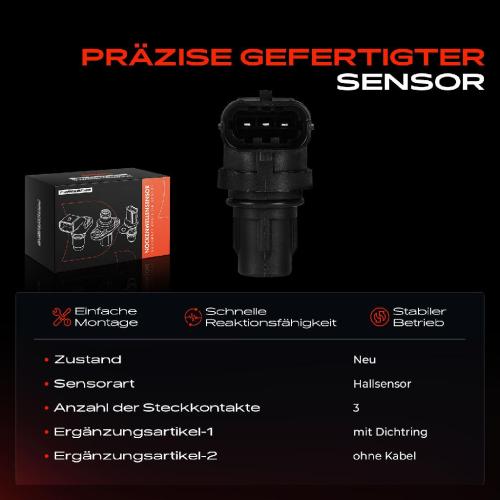 1x Nockenwellenposition Sensor für Suzuki Baleno Ignis III S-Cross SX4 Swift V Bild 1x Nockenwellenposition Sensor für Suzuki Baleno Ignis III S-Cross SX4 Swift V
